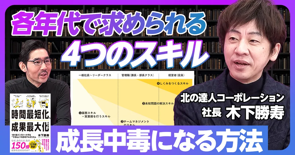 各年代で求められる4つのスキル