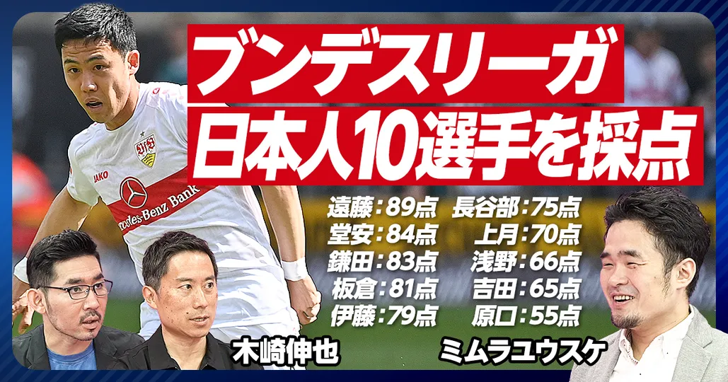 後編：ブンデスリーガの日本人10選手を採点