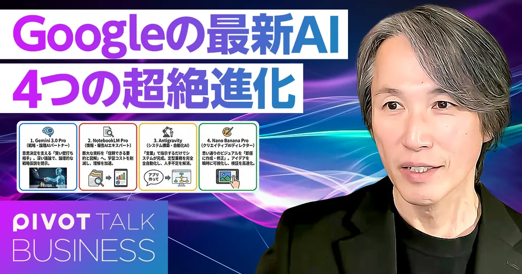 Googleの最新AI。４つの超絶進化