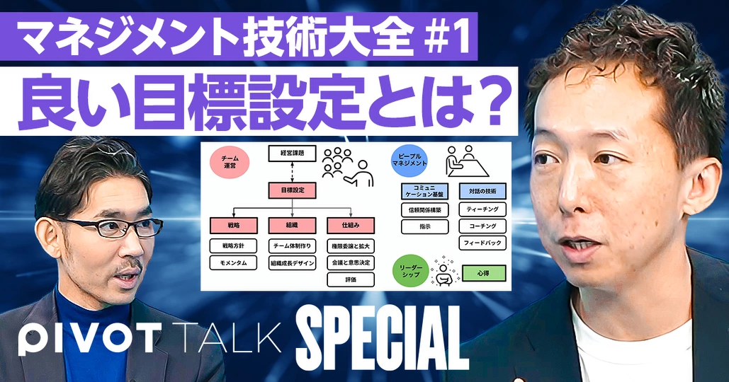 マネジメント技術大全①】良い目標設定とは？ - PIVOT