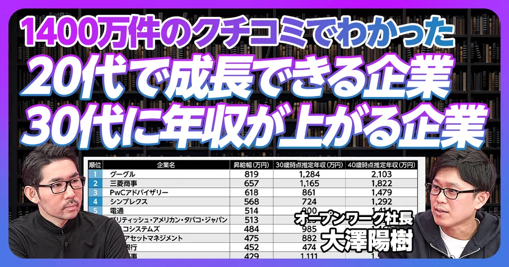 1400万件のクチコミでわかった優良企業と低評価企業②
